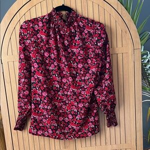 Chic Floral Women's Blouse